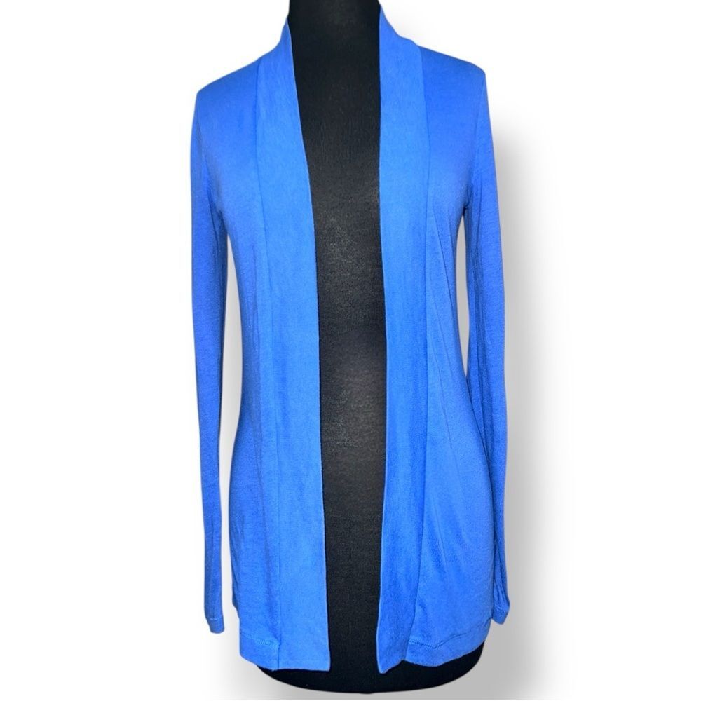 J. Crew Open Front Blue Always Cardigan Sweater | Women’s M